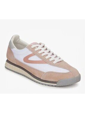 TRETORN rawlins sneaker in white & blush size 8.5
